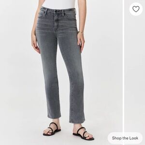Quince Stretch Straight Leg Jeans - Greyed Out